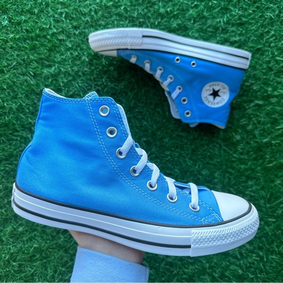💝Converse Chuck Taylor All Star Ctas Hi University Blue - Picture 4 of 8